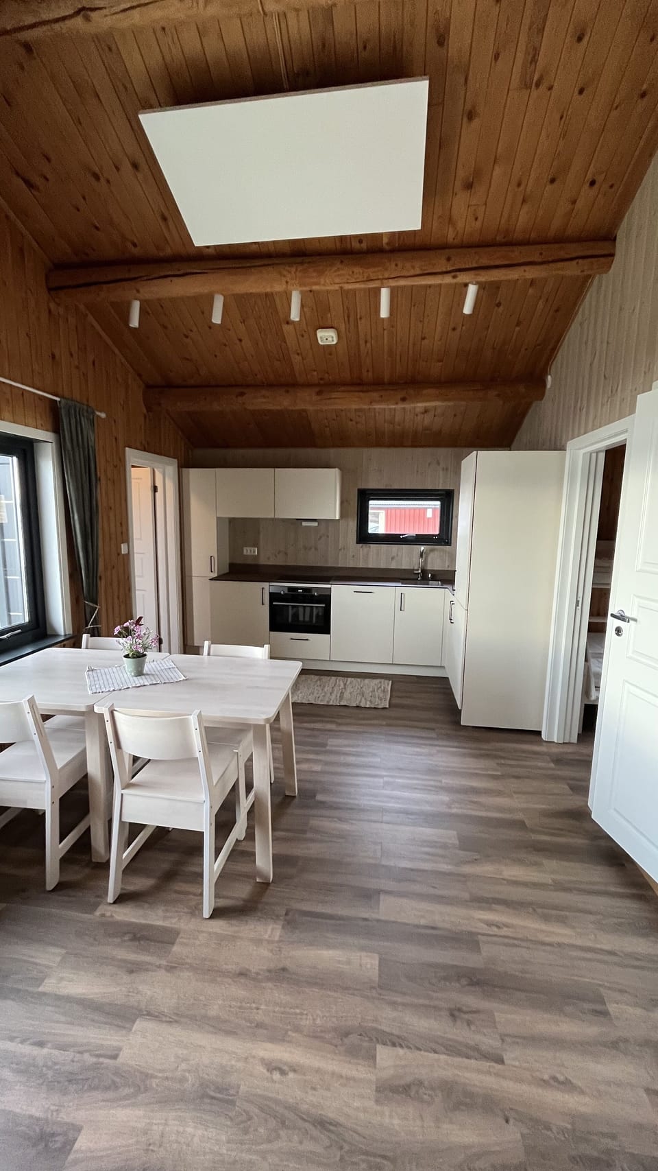 Family Cabin, 2 Bedrooms, Sea View | Private kitchen | Coffee/tea maker, electric kettle, eco-friendly cleaning products