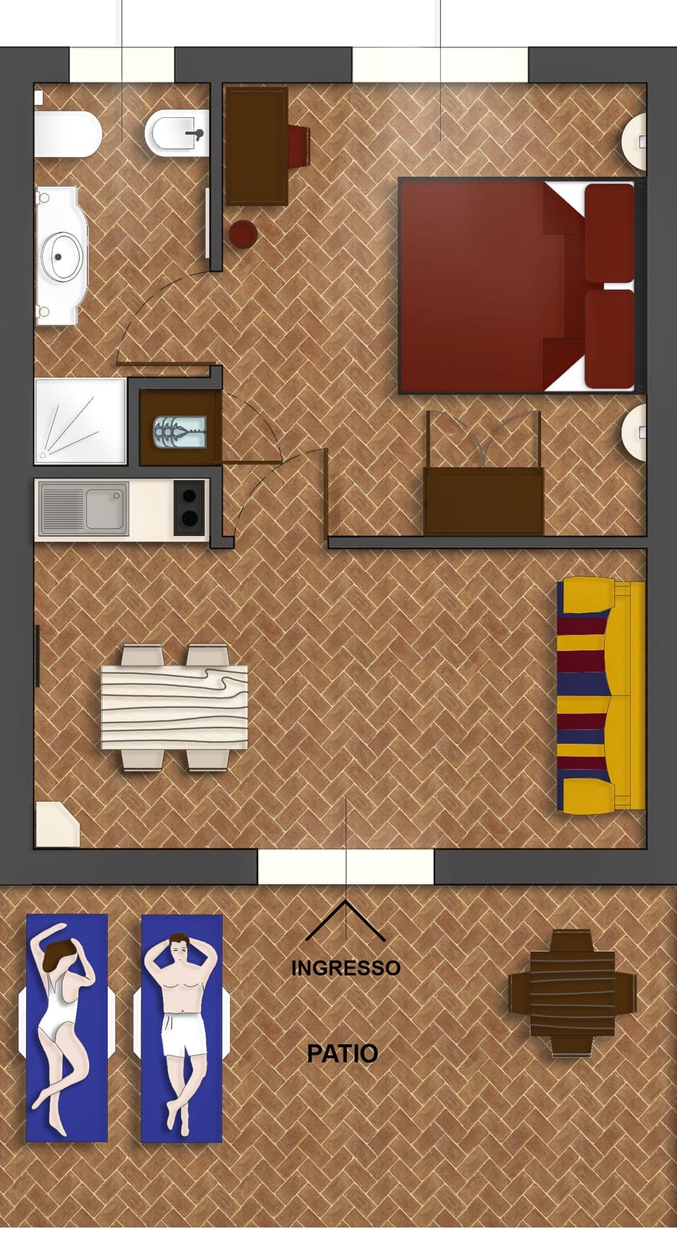1 bedroom, in-room safe, desk, free WiFi
