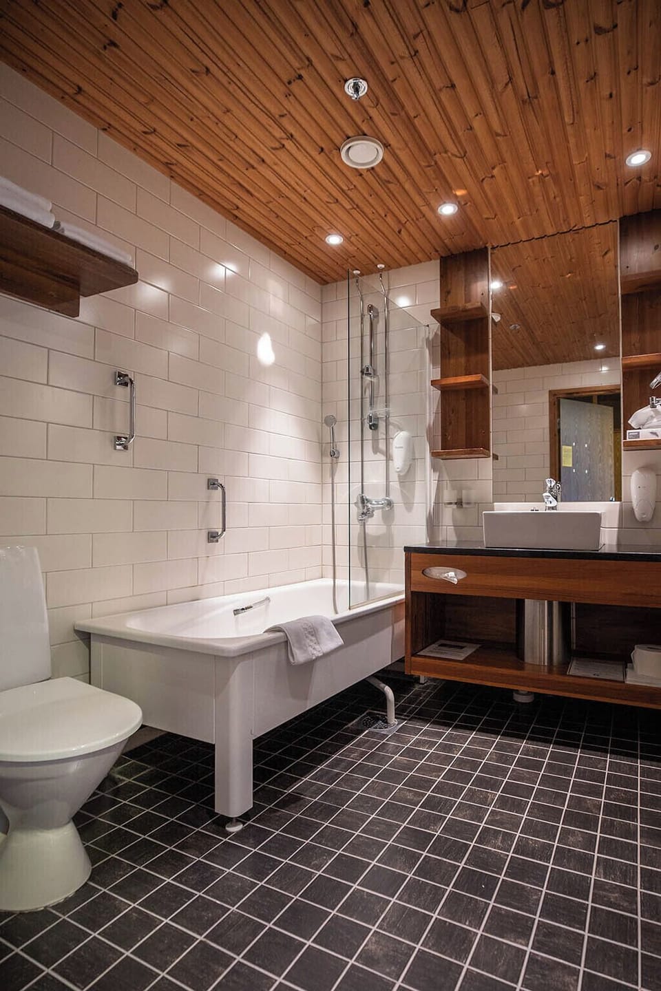 Gielas Suite | Bathroom | Hair dryer, towels