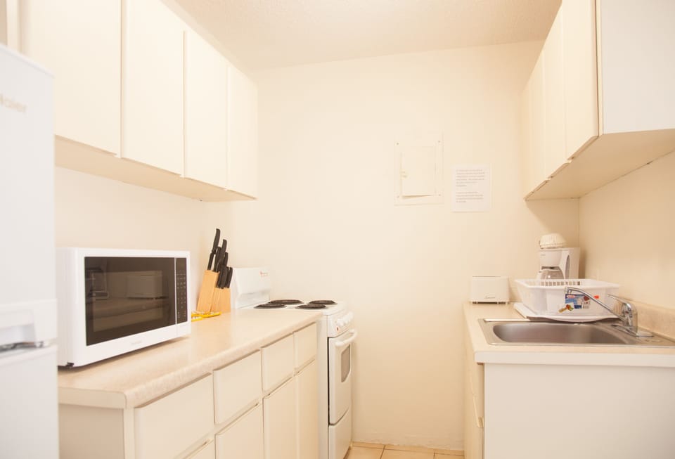 Apartment, 2 Bedrooms | Private kitchen | Full-size fridge, microwave, oven, stovetop