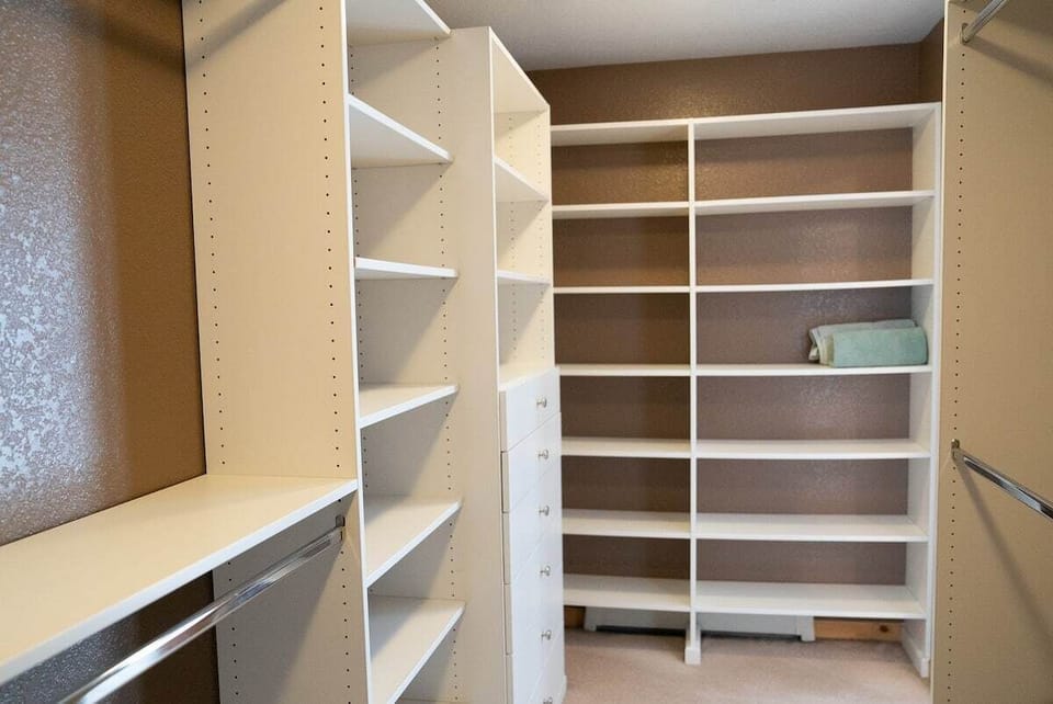 Huge master walk-in closet