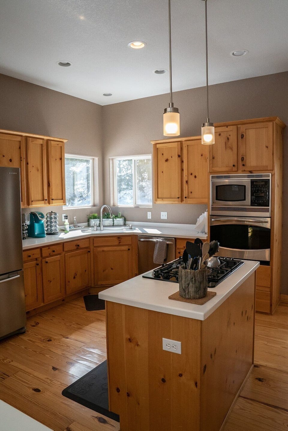 Our open kitchen with all the gadgets!