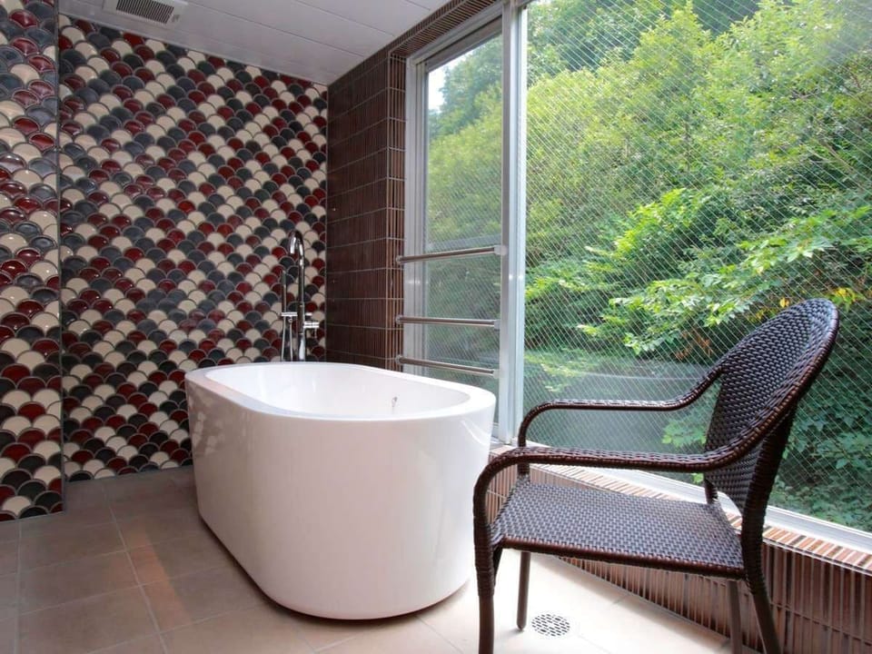 Free toiletries, hair dryer, bidet