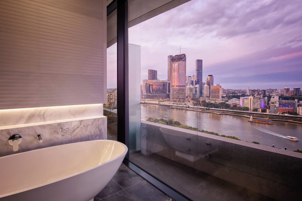 Emporium Suite - Free Wifi | Bathroom | Designer toiletries, hair dryer, bathrobes, slippers