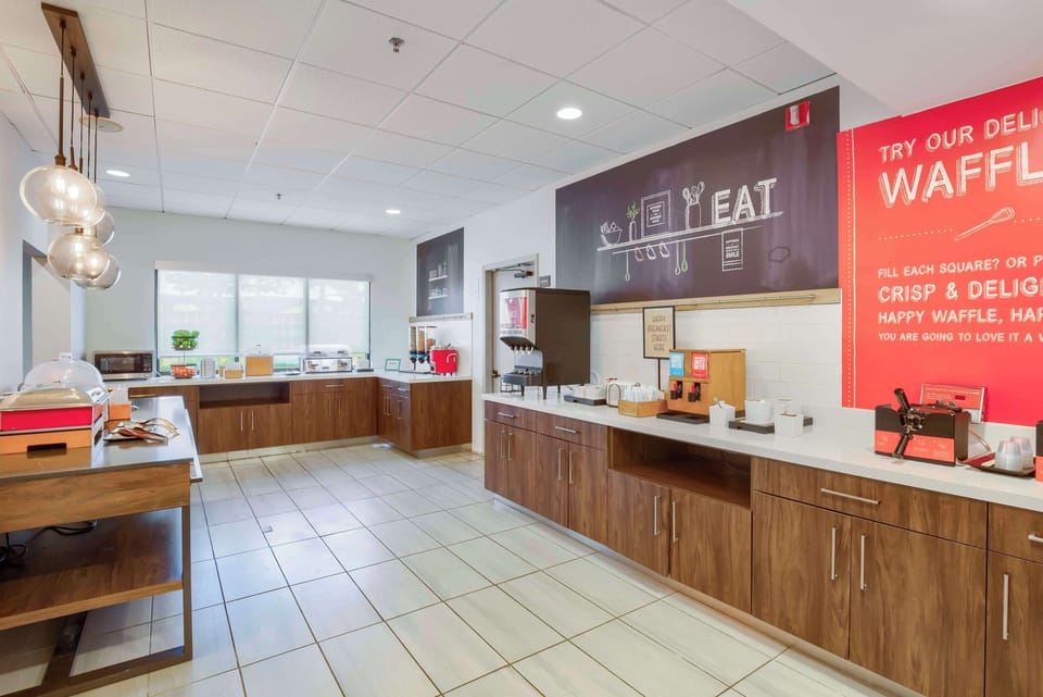 Free buffet breakfast