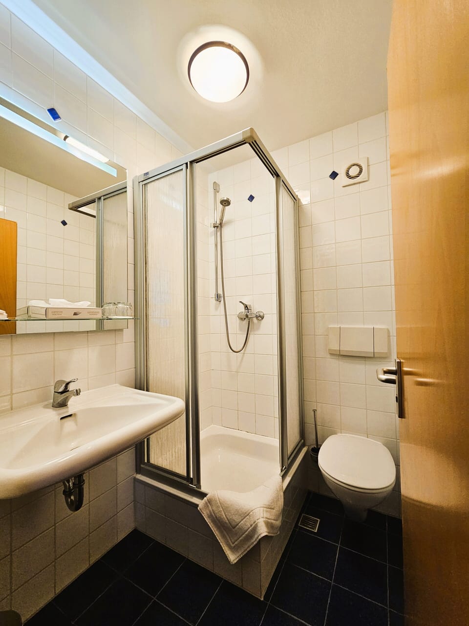 Shower, towels