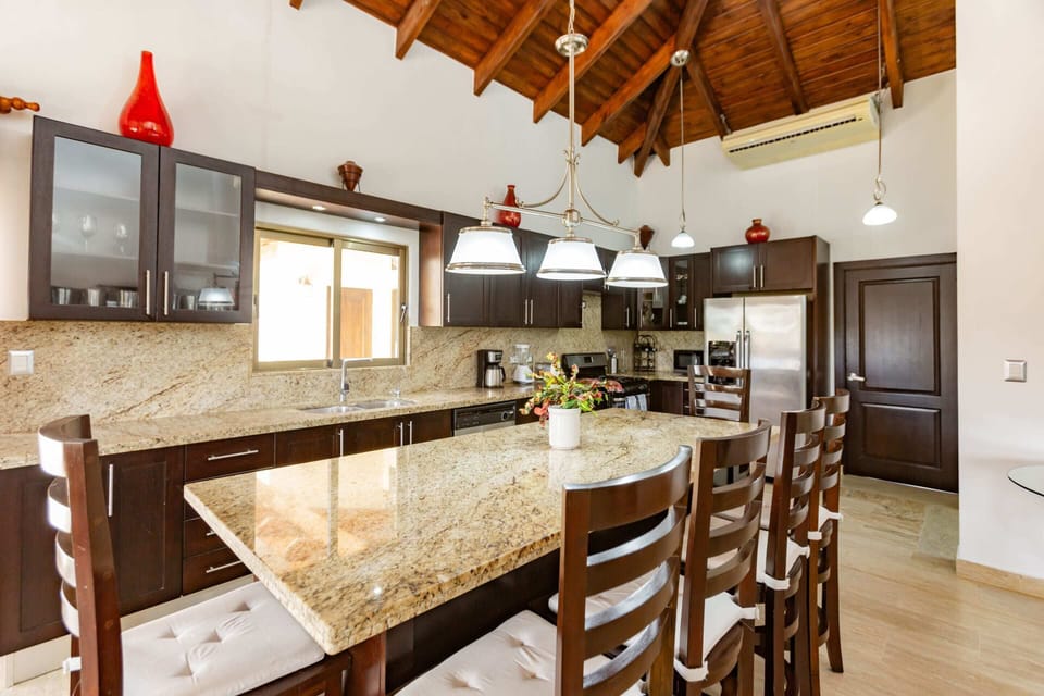 Premium Penthouse, 3 Bedrooms, Terrace | Private kitchen | Full-size fridge, microwave, stovetop, cookware/dishes/utensils