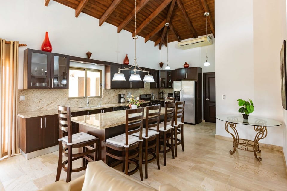 Premium Penthouse, 3 Bedrooms, Terrace | Private kitchen | Full-size fridge, microwave, stovetop, cookware/dishes/utensils