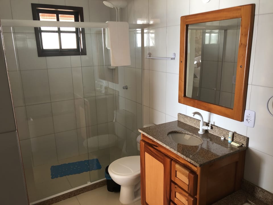Honeymoon Double Room, 1 Queen Bed, Balcony, Beach View | Bathroom | Shower, free toiletries, towels