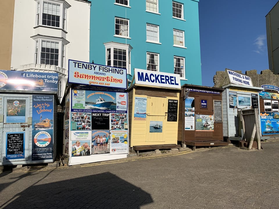 Book your trips on the sea at the harbour 