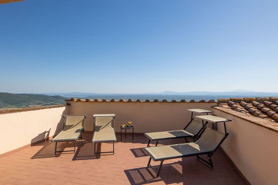 Terrace and panoramic view