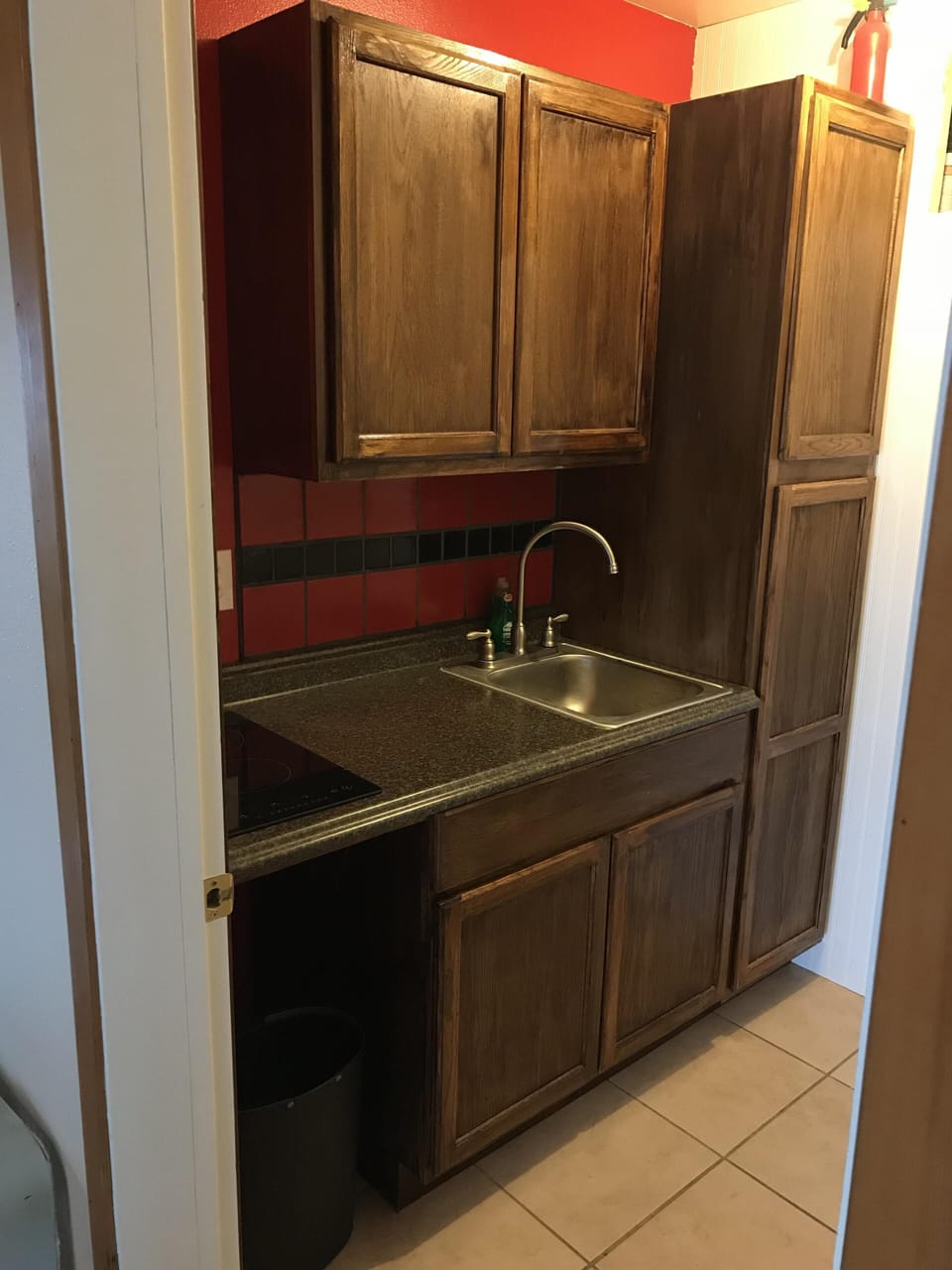 Kitchen is small but convenient!