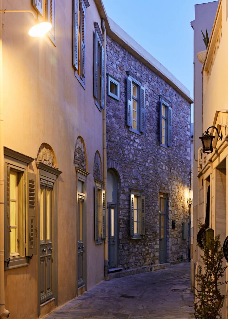 Front of property - evening/night