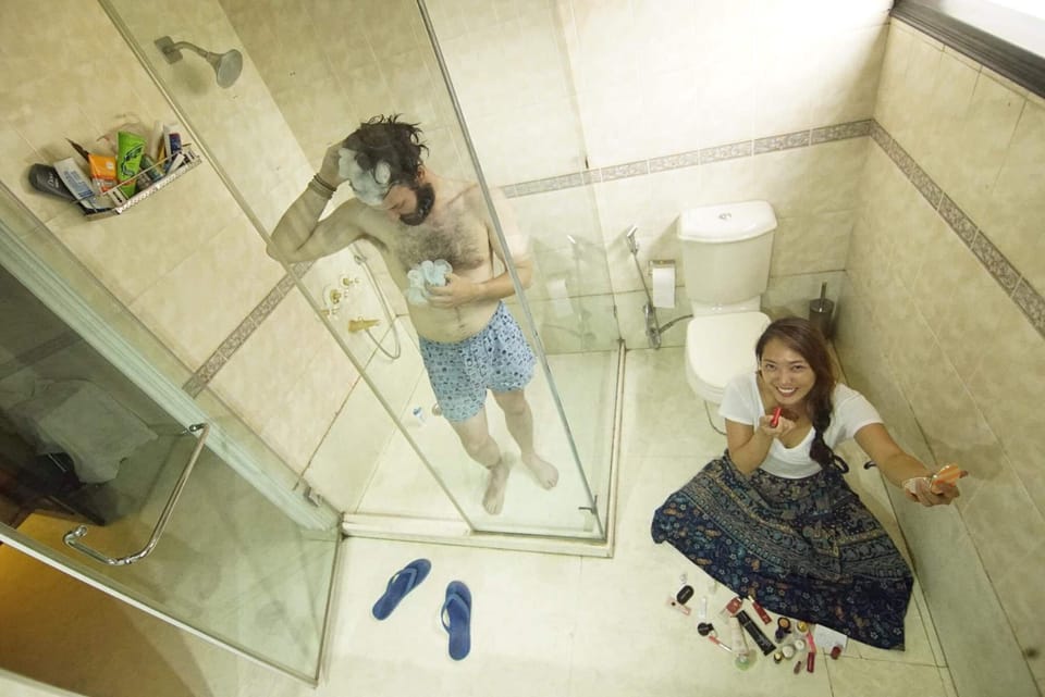 Shower, towels