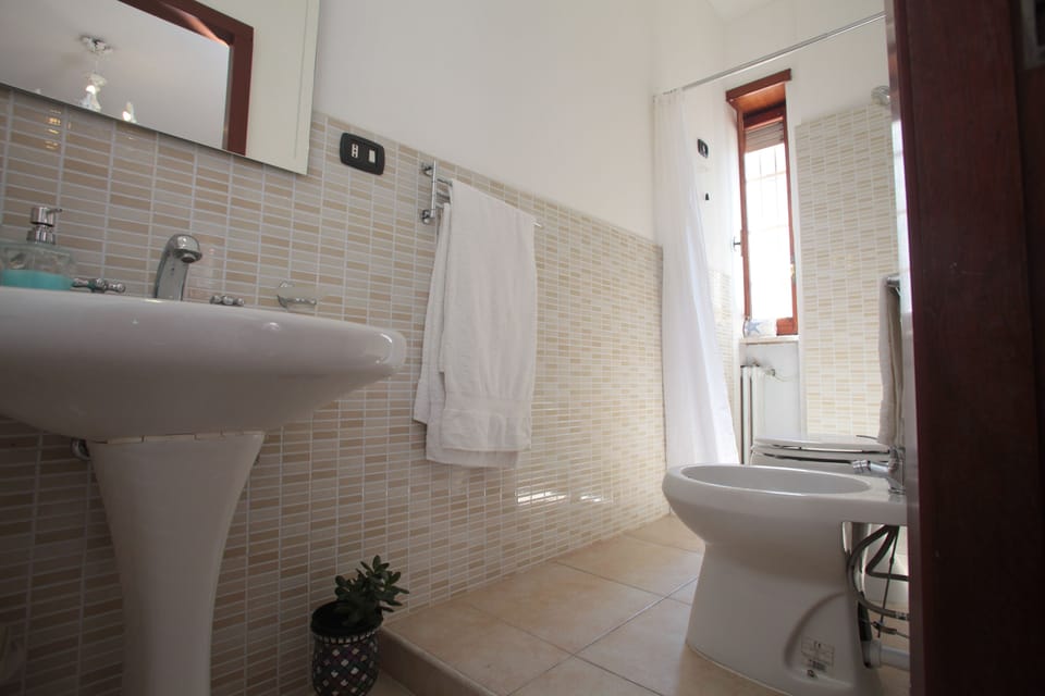 Grand Double or Twin Room, 1 King Bed | Bathroom | Hair dryer, bidet, towels