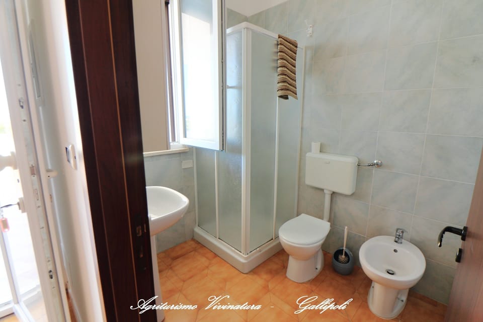 Triple Room | Bathroom | Shower, bidet, towels