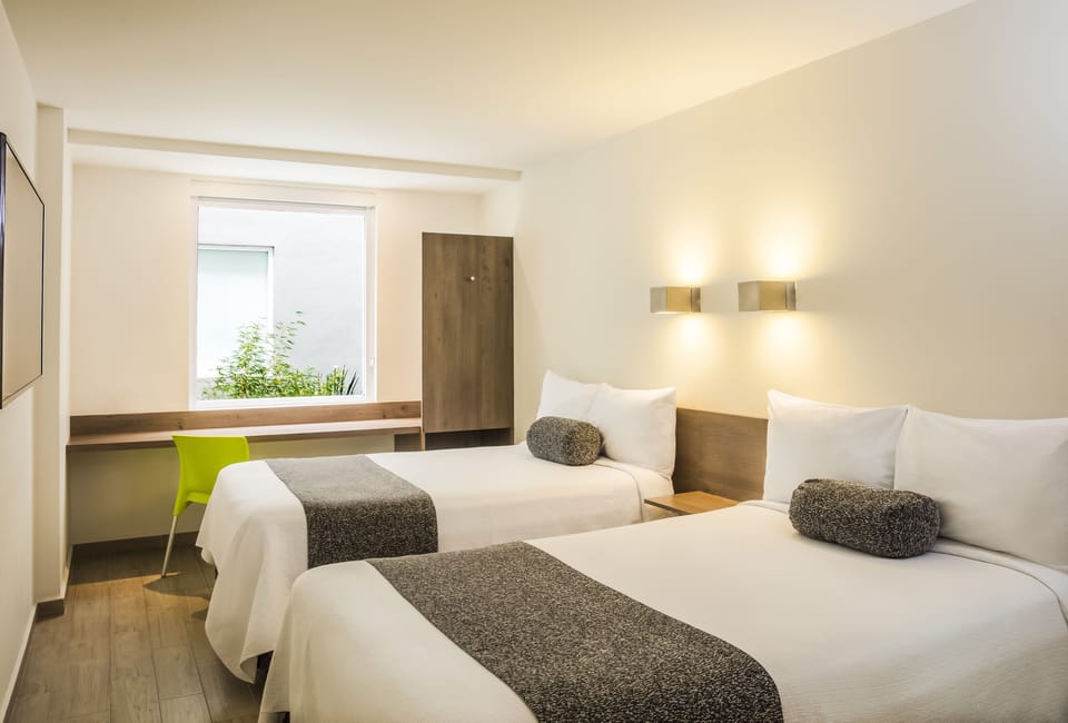 Superior Room, 2 Double Beds, Non Smoking | Desk, blackout drapes, free WiFi, wheelchair access