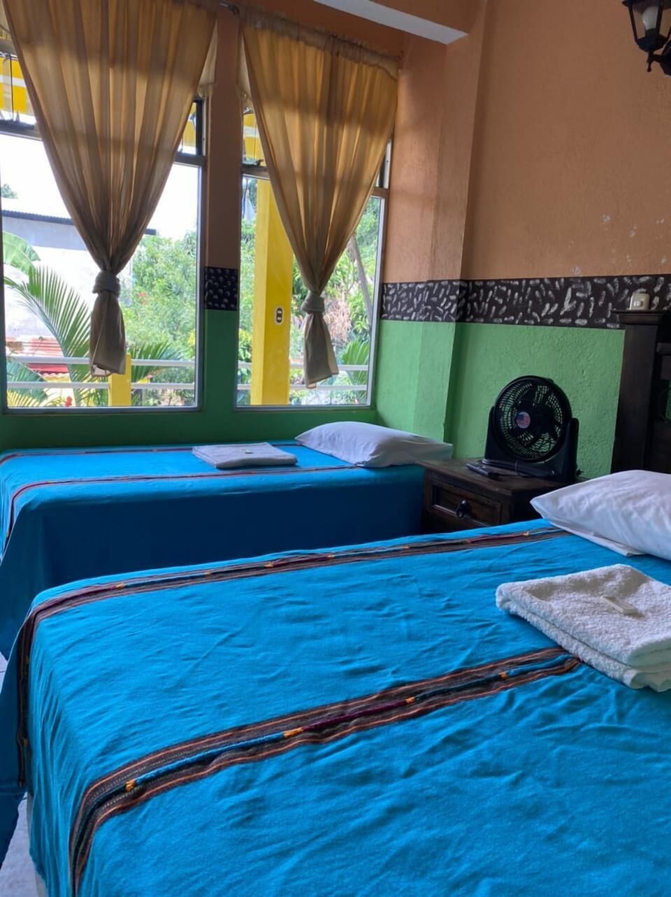 Desk, WiFi (free), bed sheets