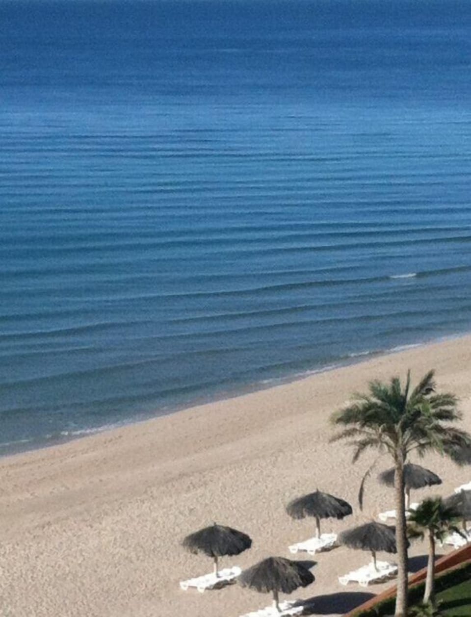 View from your balcony - your palapa awaits you.