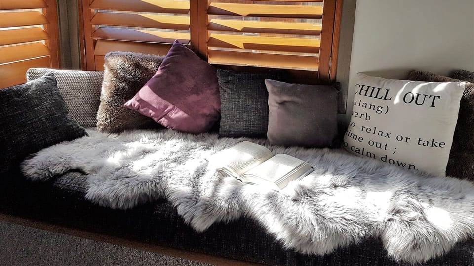 Cosy reading nook