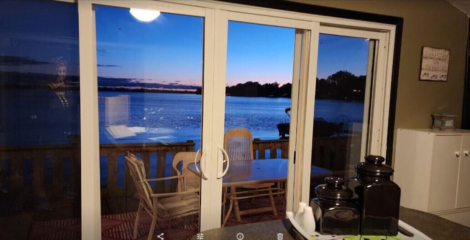 sunset from the cabin