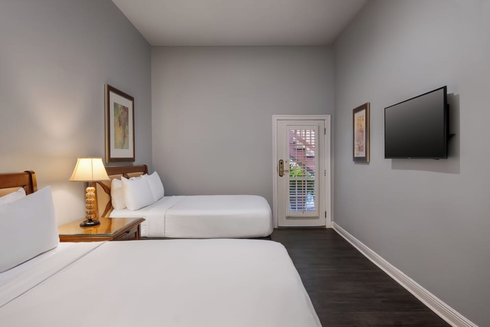Deluxe Double Room, 2 Queen Beds | In-room safe, blackout drapes, iron/ironing board, free WiFi