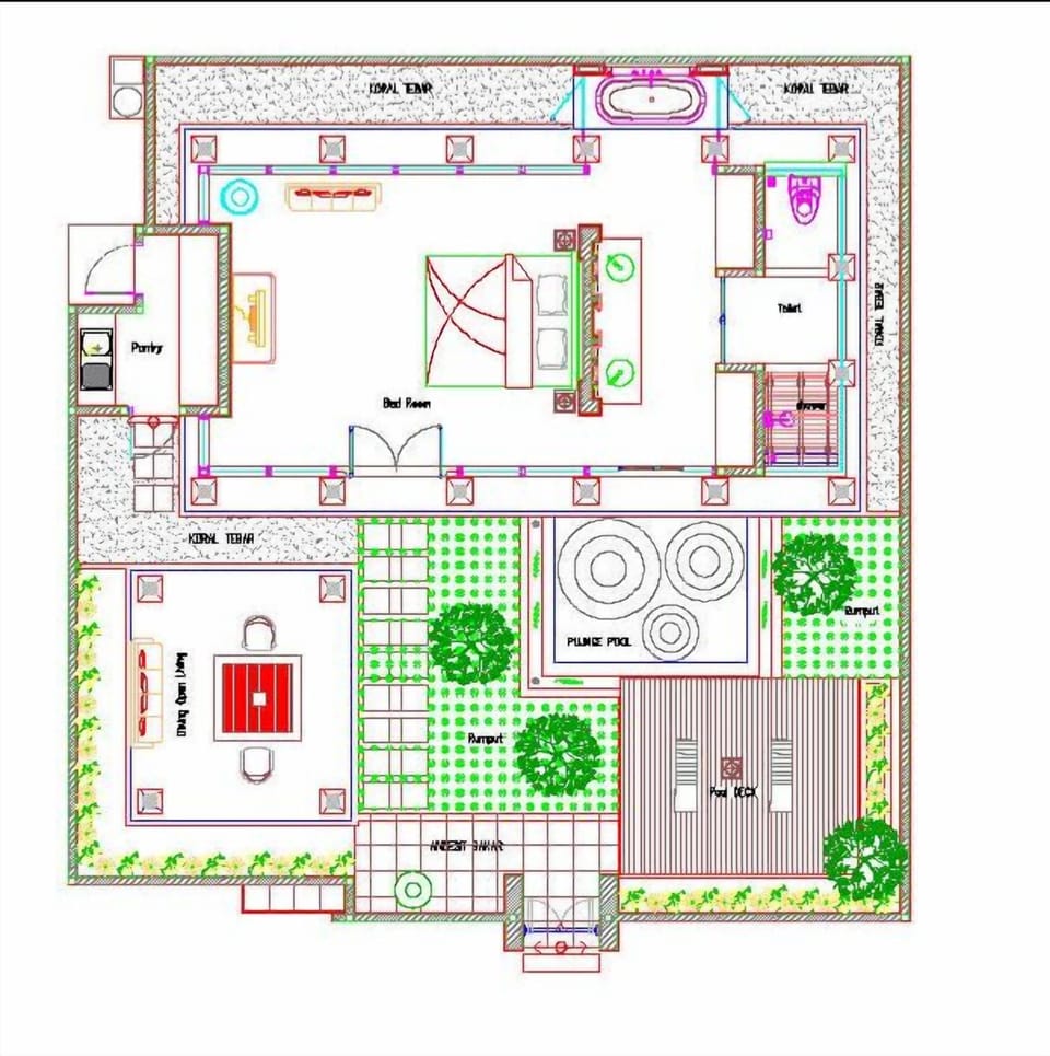Intimate Plunge Pool Villa | Floor plan