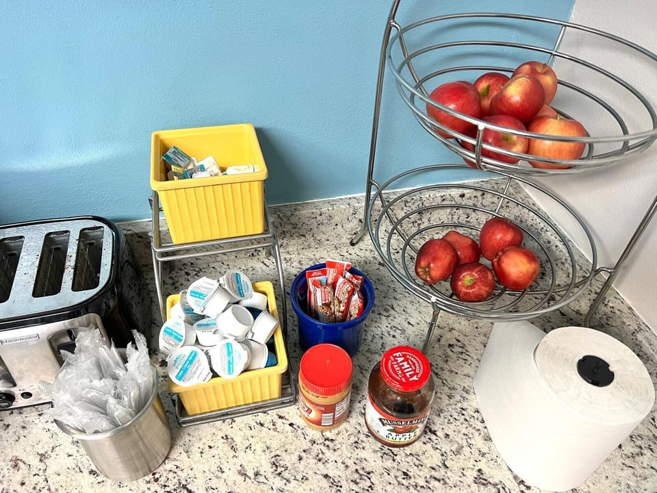 Free daily on-the-go breakfast