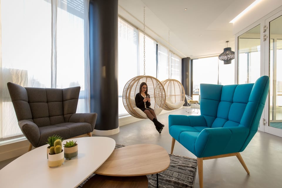 Lobby sitting area