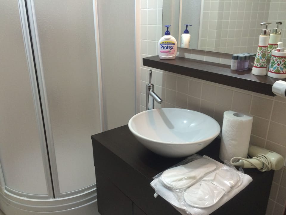 Studio (Loft) | Bathroom | Free toiletries, hair dryer, slippers
