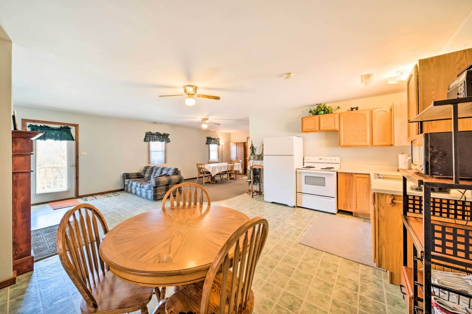 Dining Area | Dishware & Flatware | Coffee Maker | Trash Bags & Paper Towels
