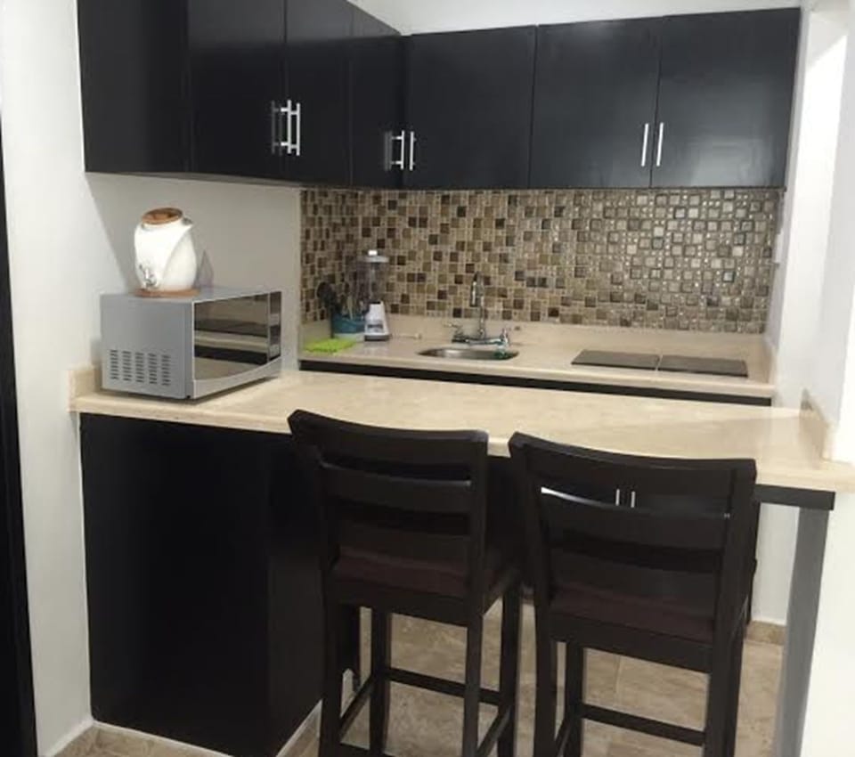 Apartment | Private kitchen | Full-size fridge, cookware/dishes/utensils