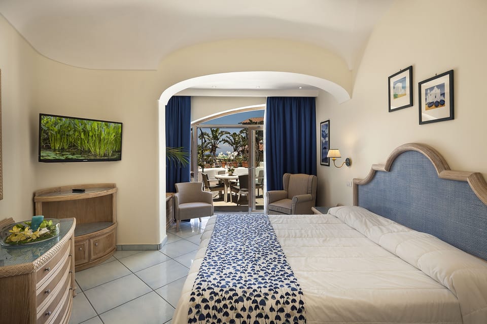 Exclusive Suite (Spa Access) | Living area | 32-inch flat-screen TV with digital channels, TV