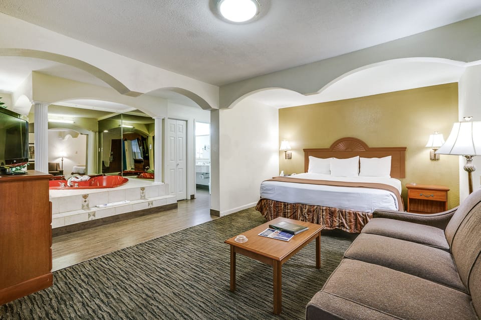 In-room safe, iron/ironing board, cribs (free), WiFi (free)