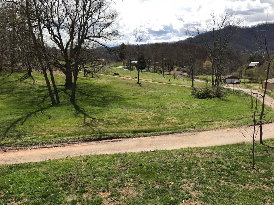Year round mountain views can be seen from the deck, windows and patio/garden