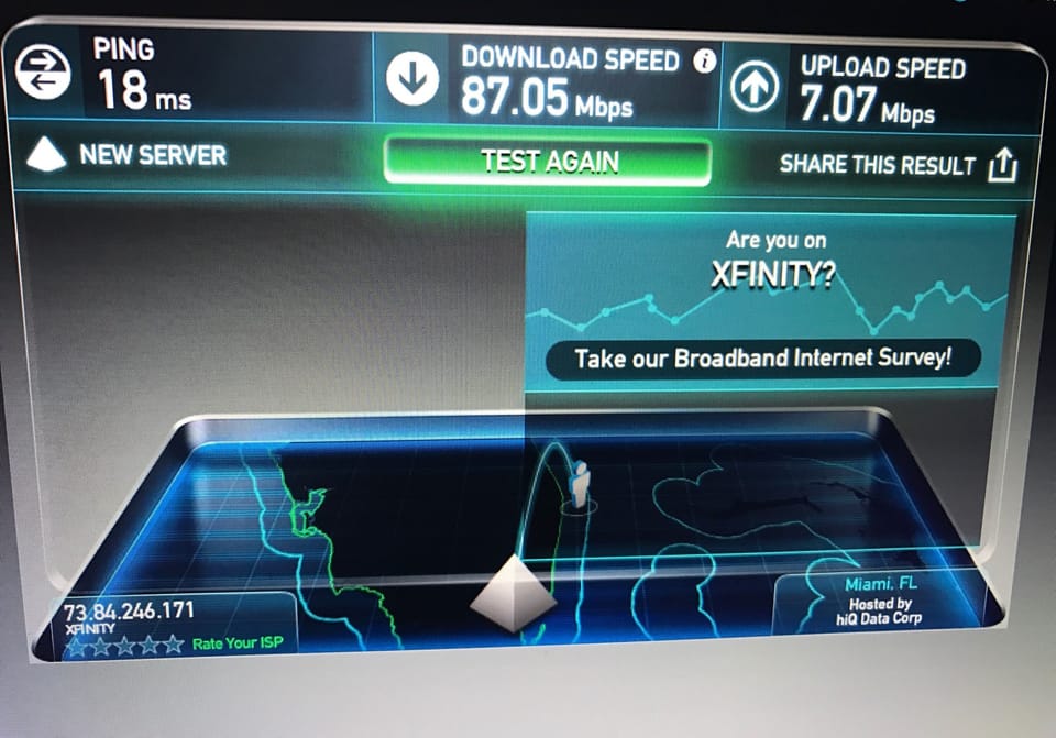 Extremely Fast Internet! For all your web browsing needs!