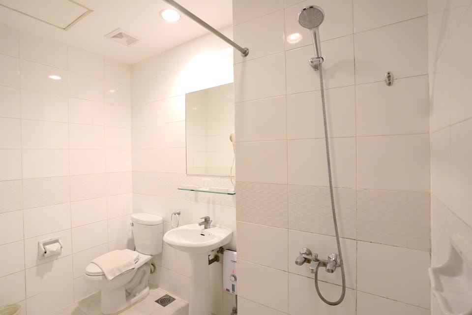 Deluxe Suite | Bathroom | Shower, free toiletries, hair dryer, slippers