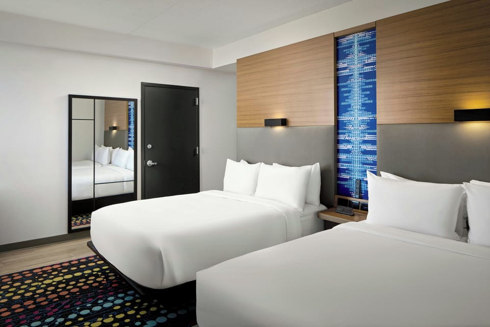 Room, 2 Queen Beds | Premium bedding, in-room safe, desk, iron/ironing board