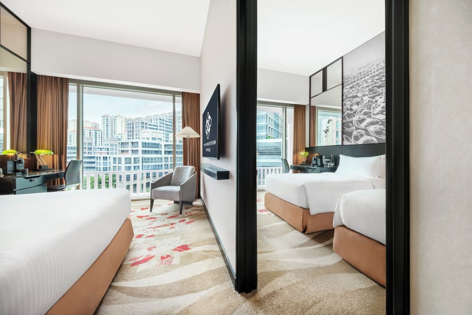 Minibar (free items), in-room safe, desk