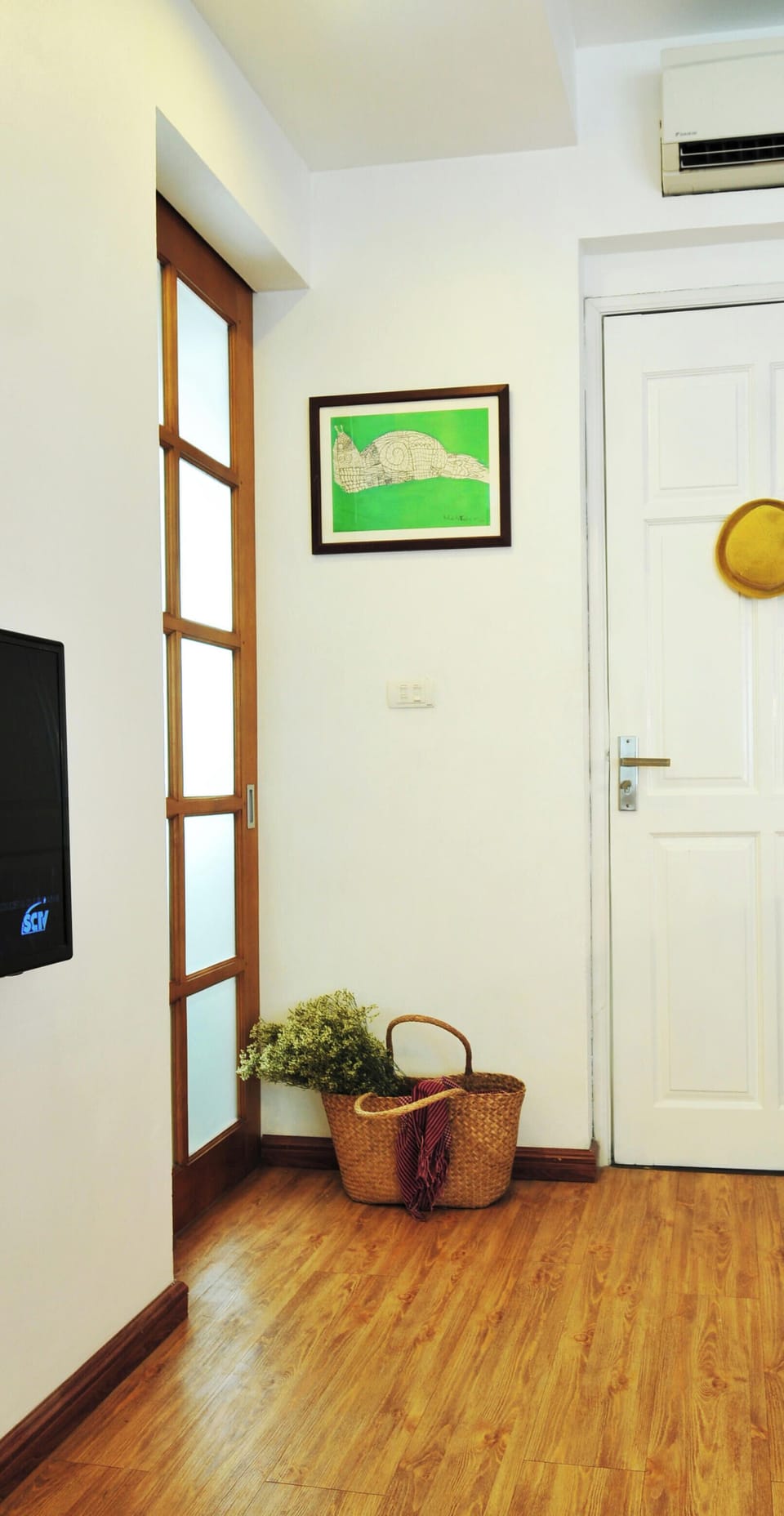 living room combined with kitchenette
