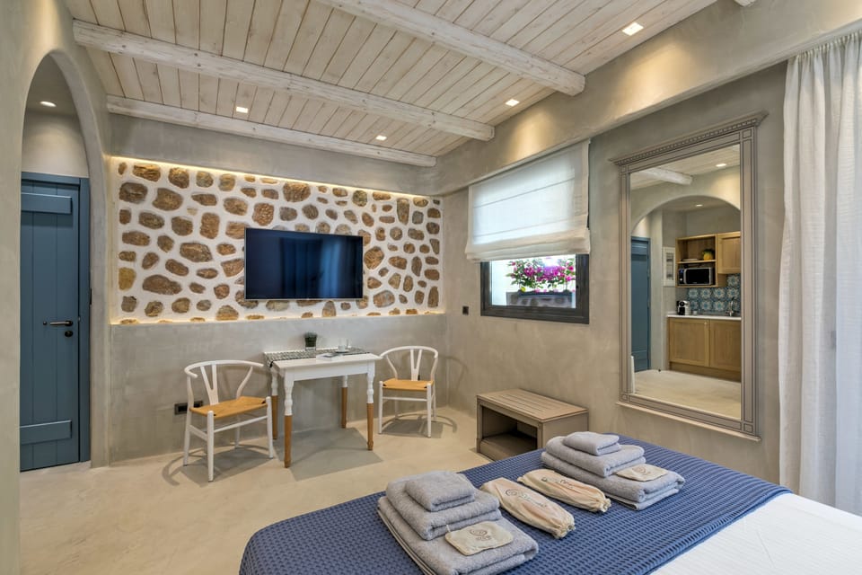 Studio, Balcony | Egyptian cotton sheets, premium bedding, Select Comfort beds