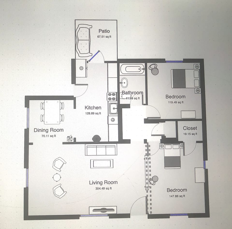 Here is the layout of your home to make you feel right at home!