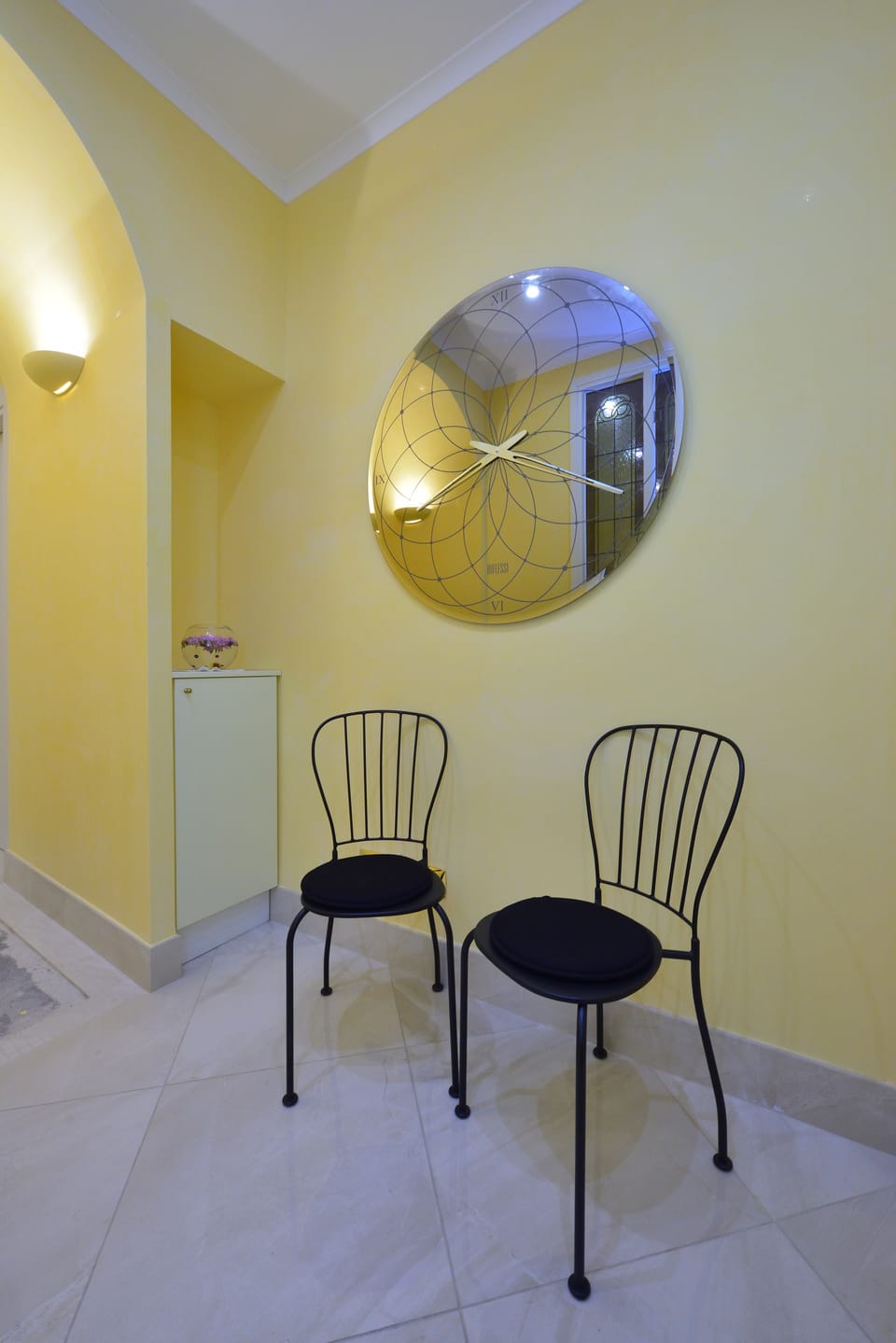Interior entrance