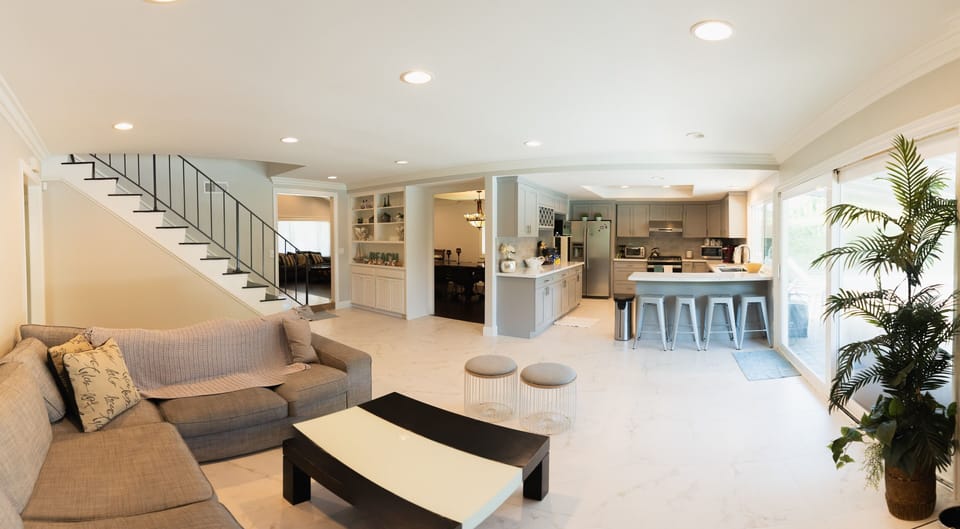 Open floor plan 