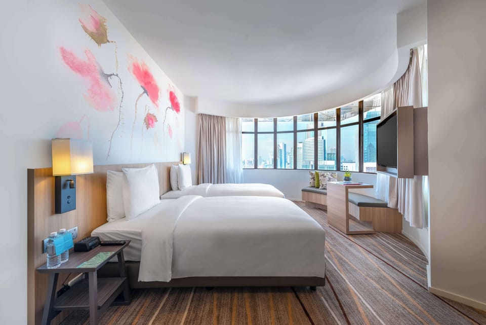 Deluxe Room, 2 Twin Beds, Kuala Lumpur Tower View, Tower | In-room safe, soundproofing, rollaway beds (surcharge), WiFi (free)