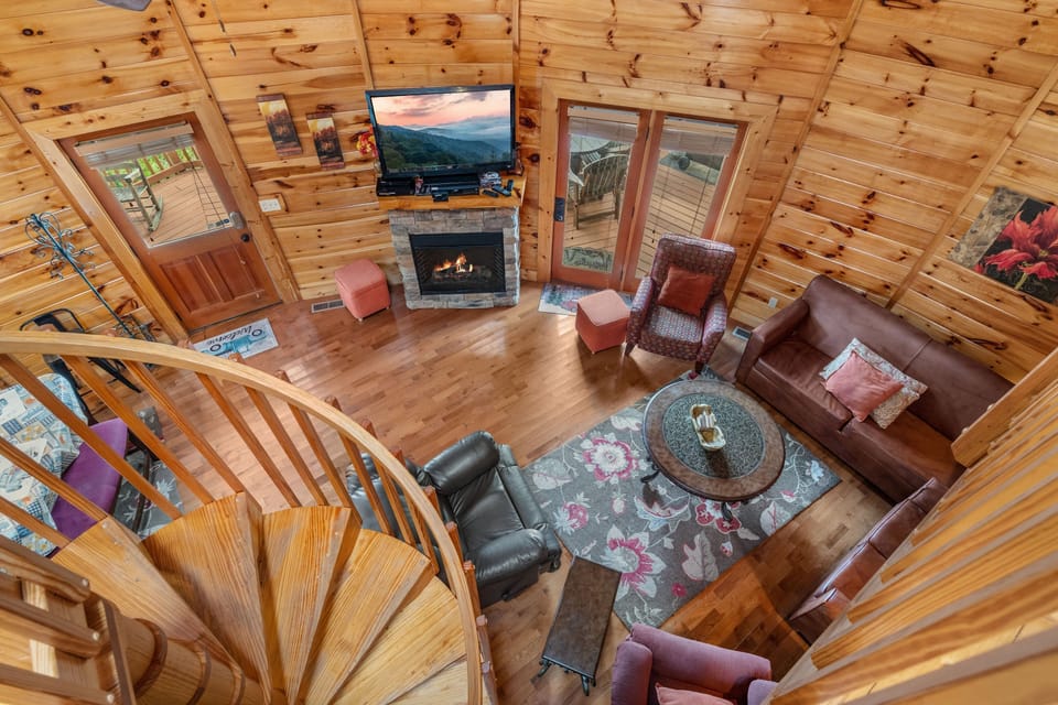Cabin, 2 Bedrooms | Living area | TV, DVD player