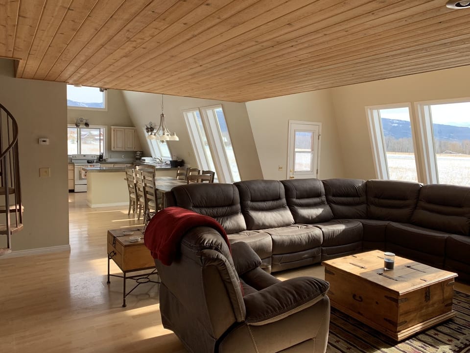 Very open floor plan.