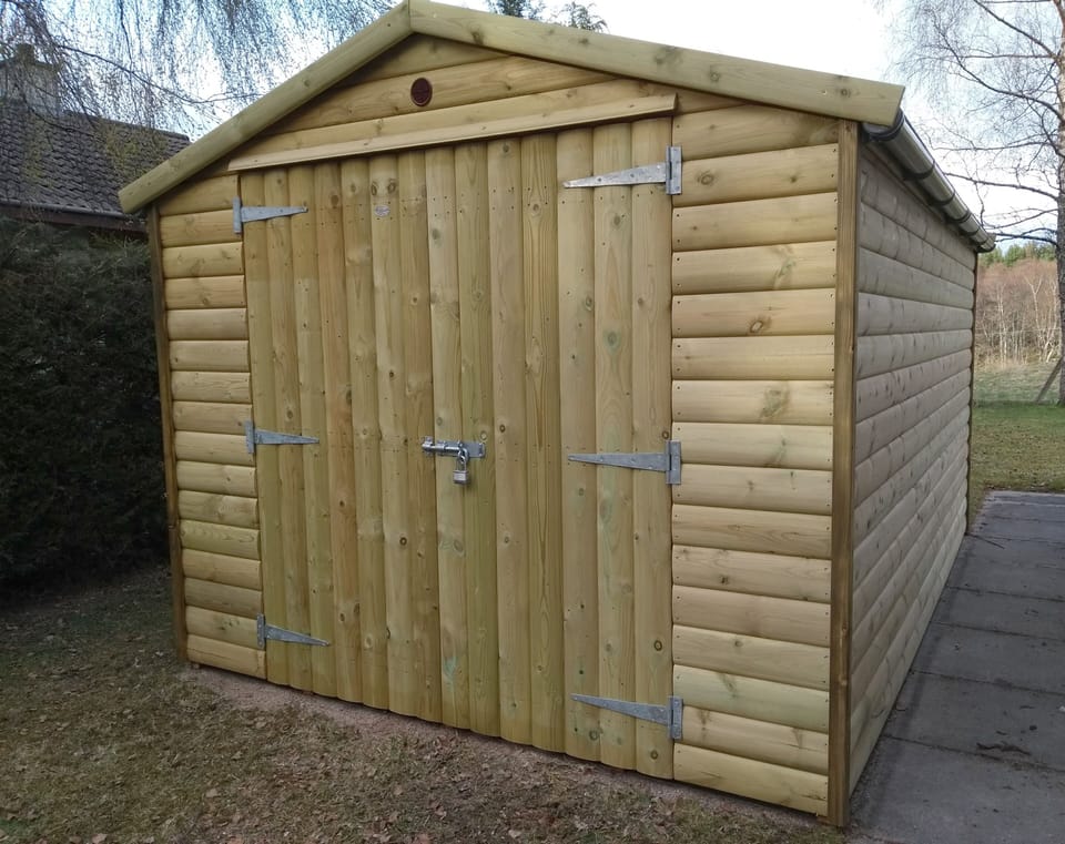 Shed to store bikes and other outdoor equipment