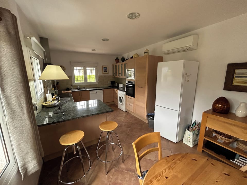 View of kitchen area.