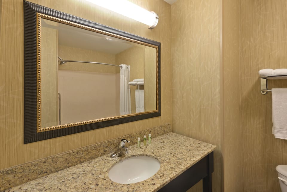 Free toiletries, hair dryer, towels, soap